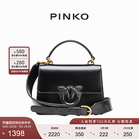 PINKO 品高 2023哑光宽肩带手提斜挎飞鸟包100071A0F3