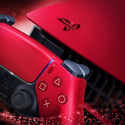 SONY 索尼 PS5 无线游戏手柄  火山红