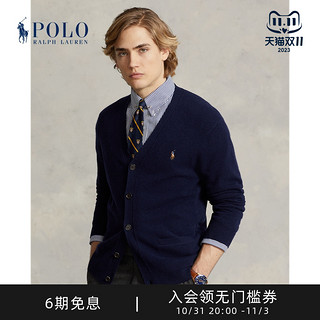 RALPH LAUREN 拉夫劳伦男装 22秋标准版羊毛V领针织开襟衫RL15803