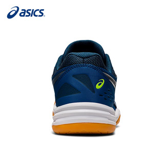 亚瑟士（ASICS）羽毛球鞋运动鞋乒乓球儿童男女耐磨防滑UPCOURT 5 GS室内综合训练 蓝色/1074A027-405(U4) 33.5（210mm）