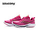  saucony 索康尼 Kinvara菁华13女跑鞋秋季轻便减震运动鞋子 玫红 38　