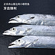 鲜京采 【冰鲜】精选舟山带鱼整条1.5kg   180g-210g/条