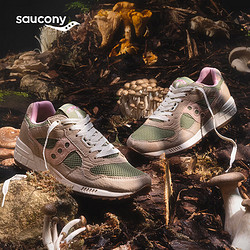 saucony 索康尼 SHADOW 5000蘑菇配色休闲鞋男女复古情侣运动鞋灰绿39