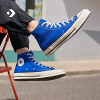 CONVERSE 匡威 官方 1970S男女经典高帮帆布鞋湖水蓝宝石蓝168509C 168509C 35