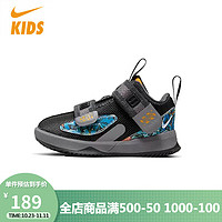 NIKE耐克童鞋小童魔术贴缓震耐磨舒适运动休闲篮球鞋CI7524-070 22