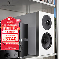 Definitive Technology 狄分尼提 D9 音响 家庭影院 HIFI高保真中等尺寸2.0书架音箱无源 家用客厅环绕音箱 白色