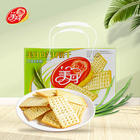 美丹 白苏打饼干 鲜葱味 1kg 礼盒装