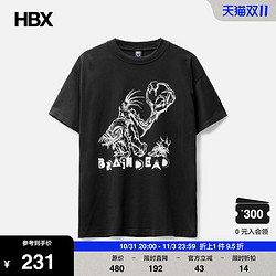 BRAIN DEAD MONSTER MASH T-SHIRT 短袖T恤男HBX