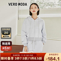 VEROMODA Vero Moda卫衣短裙套装|3223J9002 S79银灰色-上衣 170/88A/L