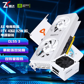 AX 电竞叛客 台式机独立显卡RTX3060/3060TI N卡 电竞专业游戏显卡 图形图像编辑运算 RTX 3060 X2 W LHR 3060Ti X2W L+技嘉650W铜牌电源