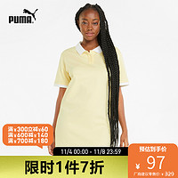 PUMA 彪马 官方 女子Polo翻领宽松短袖连衣裙 OFF COURT 671727