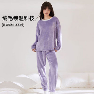 six rabbit 六只兔子 家居服女 法兰绒保暖亲肤睡衣