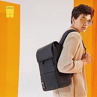 LEVEL8 地平线8号 休闲商务笔记本电脑双肩包男女通勤MOMENT系列时尚背包旅行包 常规版 暮色黑