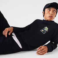 LACOSTE 拉科斯特 男装休闲徽标印花毛衣圆领套头衫针织衫