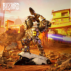 BLIZZARD 暴雪 守望先锋 莱因哈特大锤 1:6雕像