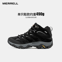 MERRELL 迈乐 户外经典徒步鞋女款MOAB 3 GTX防水中帮透气旅游耐磨防滑登山鞋 J035816米粽