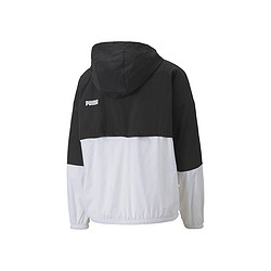 PUMA 彪马 官方 女子户外运动休闲拼色连帽外套 WINDBREAKER 672286