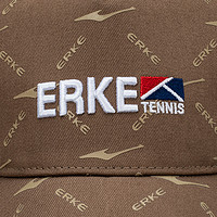 ERKE 鸿星尔克 运动帽秋季新款男女棒球帽满印休闲帽子旅游遮阳帽鸭舌帽