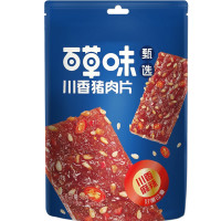会员专享：百草味 川香猪肉片 50g