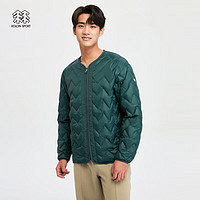 KOLON SPORT可隆羽绒衣男款户外保暖大鹅绒夹克轻量可收纳羽绒服 LHDJ3WTK21-GN 绿色 165/S