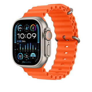 Apple  49 毫米橙色海洋表带延长套件  原厂表带  表带  手表表带