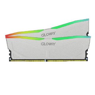 GLOWAY 光威 32GB(16Gx2)套装 DDR5 6400频率 台式机内存条 深渊RGB系列-银色 海力士A-die CL32