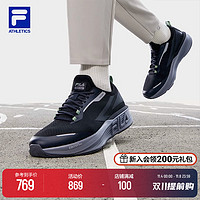 FILA 斐乐 男鞋RIMBA MAX路跑鞋2023冬季新款跑步鞋