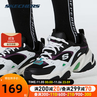 SKECHERS 斯凯奇 女鞋子 老爹鞋厚底增高运动休闲鞋潮流时尚二代机甲鞋