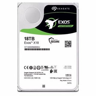 SEAGATE 希捷 银河Exos X18系列 3.5英寸 企业级硬盘 18TB（CMR、7200rpm、256MB）ST18000NM000J