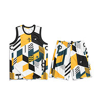 XTEP 特步 男篮球比赛套装舒适运动篮球男运动球服