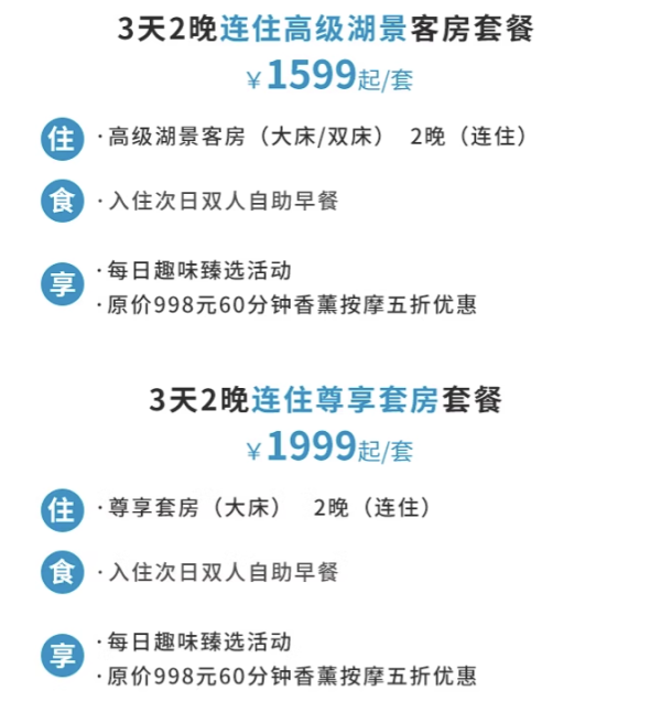 看日照金山!金茂凯悦臻选酒店 高级湖景/尊享套房 2晚连住(含双早+趣味活动+香薰按摩5折优惠)