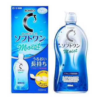 ROHTO 乐敦 C3多功能隐形眼镜护理液 保湿版 500ml