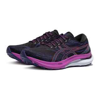亚瑟士ASICS女鞋稳定支撑跑鞋舒适透气运动鞋耐磨跑步鞋 GEL-KAYANO 29 黑色/红色宽楦(D) 38
