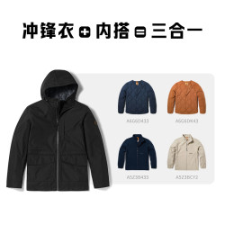 Timberland 添柏岚 官方男装冲锋衣夹克户外休闲防水宽松|A2EQT