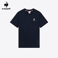 乐卡克 法国公鸡男女夏季运动休闲透气圆领纯色短袖T恤CB-0148232