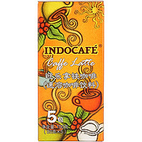 INDOCAFE 迎乐速溶拿铁咖啡粉奶香浓郁提神5条盒装印尼原装进口