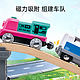  Hape 火车头玩具 儿童轨道小火车1-3-6岁 男女小孩礼物 E8490 电动小火车　