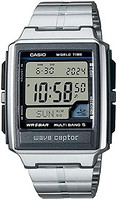 CASIO 卡西欧 男式数字石英手表不锈钢表带 WV-59RD-1AEF, 银色