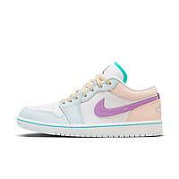 AIR JORDAN 正代系列 Air Jordan 1 Low Se 女子篮球鞋 FV3623-151 白色/灯草紫红/白色/紫蓝/冰番石榴色/极光绿 44