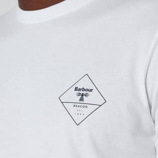 Barbour Beacon Men's Box Logo T-Shirt - White