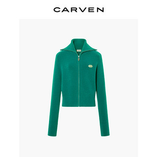 CARVEN 卡纷 女士高领针织衫 6232V2404602 绿色 L