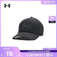 安德玛 官方UA 男士帽子棒球帽鸭舌跑步健身训练休闲运动帽1369805