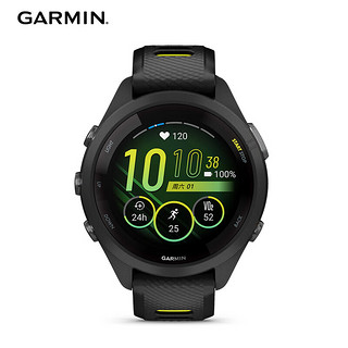 佳明（GARMIN）Forerunner265S黑色血氧心率HRV跑步铁三游泳户外智能运动手表