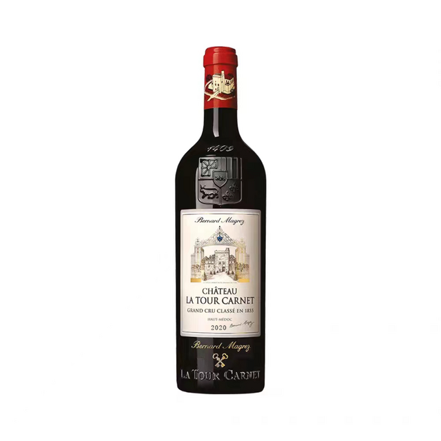 Chateau La Tour Carnet 法国列级庄拉图嘉利2020干红葡萄酒375ml La Tour Carnet