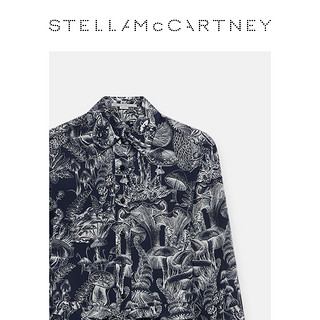 STELLA McCARTNEY 斯特拉·麦卡特尼 蘑菇系列 女士中长款连衣裙 6A03123CS2504095 深蓝 36