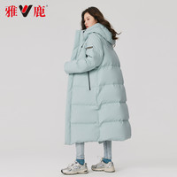 YALU 雅鹿 长款过膝羽绒服冬季超长脚踝2023加厚韩版