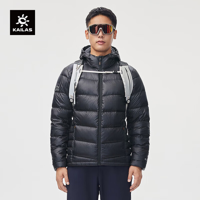 一夜入冬：KAILAS 凯乐石 TREKKING徒步系列 男款连帽羽绒服 KG2343132