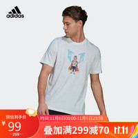 adidas 阿迪达斯 男子 足球系列 M MESSI 3K G T 运动 T恤HA0902 XL码