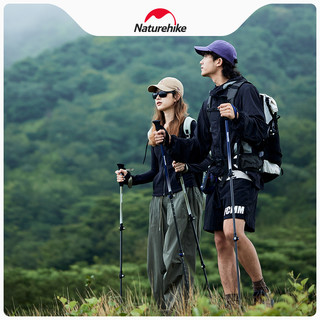 Naturehike 挪客户外专业户外登山杖碳素超轻伸缩男女款徒步防滑碳纤维登山杖手杖