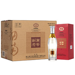 剑南春 剑南老窖 2006 52%vol 浓香型白酒 500ml*6瓶 整箱装